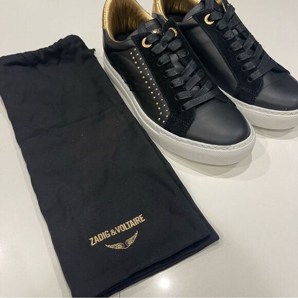 Zadig & Voltaire Studded Leather Lightning Bolt
Sneakers new size 37 - Picture 9 of 13